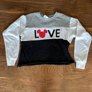 Cropped Disney Sweater Size M